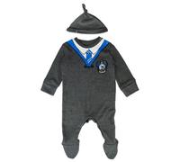 GWCC Licensed Harry Potter baby Romper Baby Grow with Hat Ravenclaw for Boy or Girl (9-12 Months)