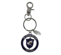 GWCC Licensed Harry Potter House Spinner Keyrings, Platform 9 3/4 and Hedwig Spinner Keychain, Harree Birthday and Hedwig Keyrings, 8 Styles (Ravenclaw Spinner)