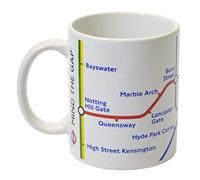 GWCC Licensed Official TFL London Underground Tube Map Mug - Large Ceramic Coffee Mug with Iconic London Tube Map Design, White Tea & Coffee Cup Souvenir Gift