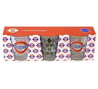 GWCC Licensed TFL Underground, Mind the gap, set of 3 Shot Glasses