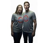 GWCC Licensed TFL101UND Unisex London Undergound Roundel Printed T Shirt Sports Grey XS-2XL (XL, Sports Grey)