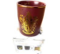 GWCC Official Harry Potter Gryffindor Mug with Gold Foil and Embossed 3D Logo in a Box