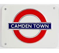 GWCC TFL3110 Licensed Camden Town Underground Metal Sign Medium Size 12.5cm by 10cm