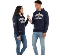 GWCC Unisex Edinburgh Scotland Hooded Sweatshirt, Hoodie Applique Embroidery Design, XS-4XL, Available in Black, Blue, Off-White, Grey-Pink, Grey-Navy (UK, Alpha, XXL, Regular, Regular, Navy)