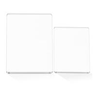 GWCYMYD 2PCS Gelli Plate, 5" x 7" & 8" x 10" Reusable Gel Printing Plate, Gel Plates for Artists & Crafters Monoprinting Printmaking Card Making, Art Supplies for Home Classroom Crafts