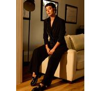 Gwd By George W. Davies Alice Black Velvet Trouser Black 10