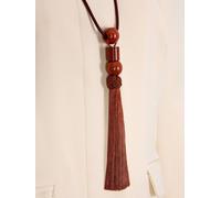 Gwd By George W. Davies Beth Tassel Necklace Collection, Red, Black And Brown Red 10