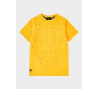 GWD by GEORGE W. DAVIES Boy's Brutus Embossed T-Shirt in Bright Yellow | Size: 7-8 Years GWD by GEORGE W. DAVIES Bright Yellow 7-8 Years