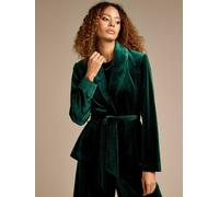 Gwd By George W. Davies Gwd Claire Bottle Green Velvet Jacket Bottle Green 8