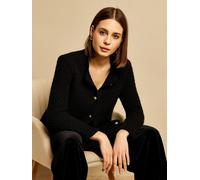 Gwd By George W. Davies Gwd Emilia Knitted Cardigan In Black Black