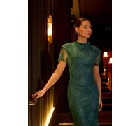 Gwd By George W. Davies Gwd Gracie Green Lace Maxi Dress Green 10