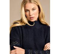 Gwd By George W. Davies Gwd Parker Navy Chunky Knit Jumper Navy L
