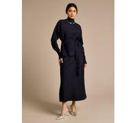 Gwd By George W. Davies Gwd Sparkle Iris Knitted Navy Skirt Navy