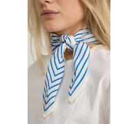 Gwd By George W. Davies Gwd Square Silk Scarves, Blue And Olive Blue One Size