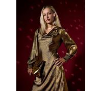 Gwd By George W. Davies Juliet Gold Metallic Maxi Dress Gold 10