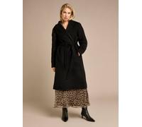 Gwd By George W. Davies Kara Black Wrap Coat Black M