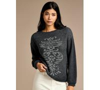 Gwd By George W. Davies Meg Charcoal Wool Sparkle Jumper Charcoal S