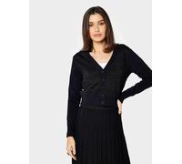 Gwd By George W. Davies Phyllis Knitted Cardigan In Black Black L