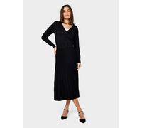 Gwd By George W. Davies Phyllis Knitted Skirt In Black Black L