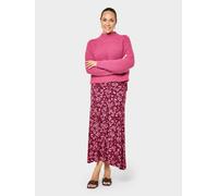 Gwd By George W. Davies Sable Knitted Skirt In Dark Pink Dark Pink L