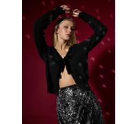 Gwd By George W. Davies Simone Sequin Skirt Black Black 12