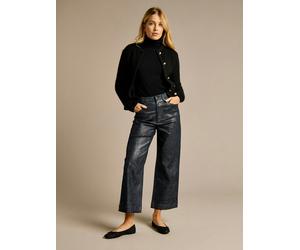 GWD Emilia Chucky Knit Button Cardigan - Black - M