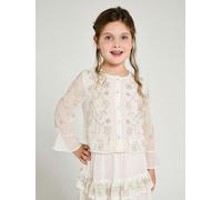 GWD Julia Embellished Blouse - Cream - 5-6yrs