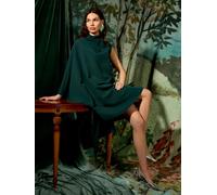 GWD Rosalie Asymmetric Green Knee Length Dress - Green - 12