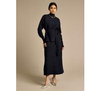 GWD Sparkle Iris Knitted Navy Skirt - Navy - L