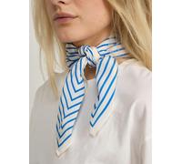 GWD Square Silk Scarves, Blue and Olive - Olive - ONE SIZE