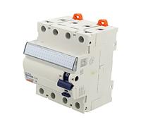 GWD4102 RCD Switch lRated: 25A IDiff: 30mA Pole: 4 400VAC IP40 1-35mm² CERTAIN