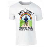 GWDBBNQZ Captain Tom Moore What a Legend T-Shirt White M