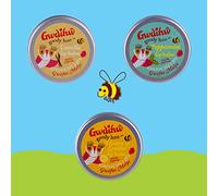 Gwdihw Lip Balm Multipack | Peppermint, Vanilla and Honey & Lemon | 100% Natural and Moisturising for Chapped Lips