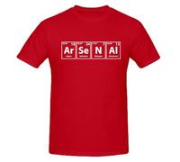 Gwdqone Ar-Se-N-Al Funny Cotton Shirt Men Woman Soccer Red