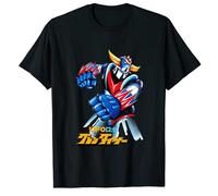 Gwdqone Goldrake UFO Robot Anime Shirt Cotton Black