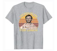 Gwdqone Jeffrey Dahmer I Eat Guys Like You for Lunch Men Woman Cotton T-Shirts Silver