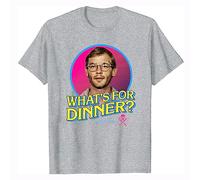 Gwdqone Jeffrey Dahmer Shirt, What's for Dinner Cotton T-Shirts Silver