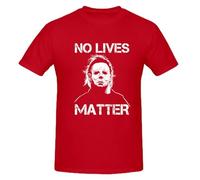 Gwdqone Myers No Lives Matter Woman Men Cotton T-Shirt Red