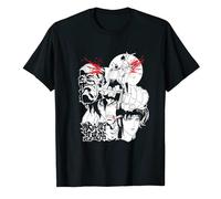 Gwdqone Ninja Scroll Men Woman Anime Cotton Shirt Black