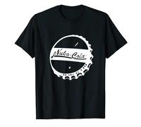 Gwdqone Nuka-Cola Bottle Cap Cotton Shirt Black