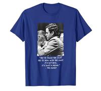 Gwdqone Ted Bundy Quotation Cotton T-Shirts Blue