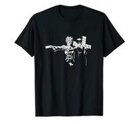 Gwdqone VASH & Nicholas Trigun Fiction Men Women Cotton T-Shirt Black