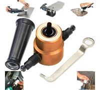 GWEI 1 x Double Head Metal Plug Nibbler Tool Leaf Cutter Saw Drill Accessory for Drilling Ultimate Multi-Purpose Attachment