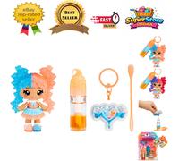 Yummiland Lip Gloss Doll: Mystery Color Change - Gwen Gummybear - Includes 1 Doll, DIY Lip Gloss + Removable Keychain, Cosmetic Play, Collectible, Suitable for Children Ages 4+