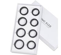 Gwenland Sizing Kit Smart Ring - Ring Sizer First Before You Buy - Ring Sizer Measuring Tool for Women Men, Choose from 8 Sizes - Sizes 6 to 13, Find The Perfect Ring Size Smart Ring Sizer