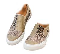 Gwenz Pain Relieving Loafers,Slip on Canvas Shoes Women's Casual Shoes with Arch Support Insole Lightweight Orthopedic Loafers for Plantar Fasciitis (Brown,4.5)