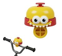 GWEOR Bicycle Bell Funny with Monster Design - Hand Knock Bell with Loud Sound, Bicycle Accessories for Bike, Scooter, Tricycle & Balance Bike, Funny Gift for Everyone