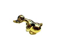 gweryho 1pcs Duck Resin Car Decoration Metal Angry Duck Hood Ornament Self Adhesive Duck Car Emblems Electroplating 3D Duck Hood Decoration Angry Duck Hood Ornament. (Golden), 000173