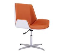 GWFBLID Office Desk Chair Home Office Swivel Computer Desk Chair with a Height Adjustable Chrome base Executive Swivel Chair Ergonomic Managerial Chairs for Reading Meeting Study Makeup room