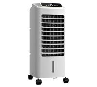 GWFBLID Swamp Cooler Windowless Portable Air Conditioner with 6.5L Water Tank 120° Swing 12H Timer 3 Modes 3 Speeds AC Unit Evaporative Air Cooler Cooling Fan for Room Bedroom Office Cool White